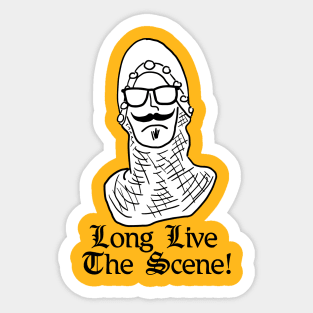 Hipster Knight Sticker